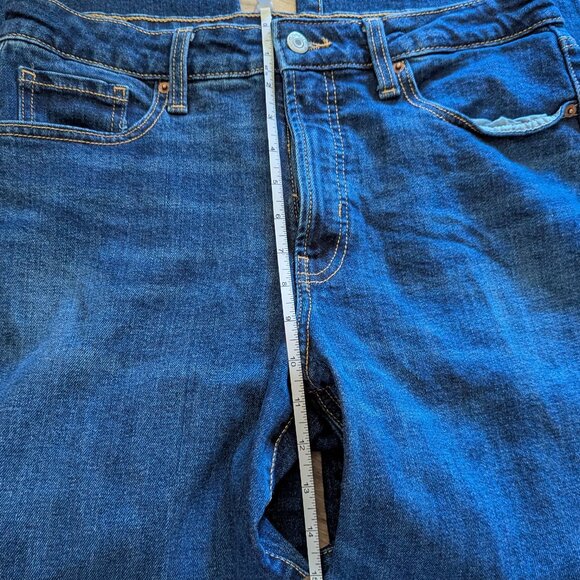 Old Navy High Rise Denim Blue Jeans, 12 - Picture 5 of 6